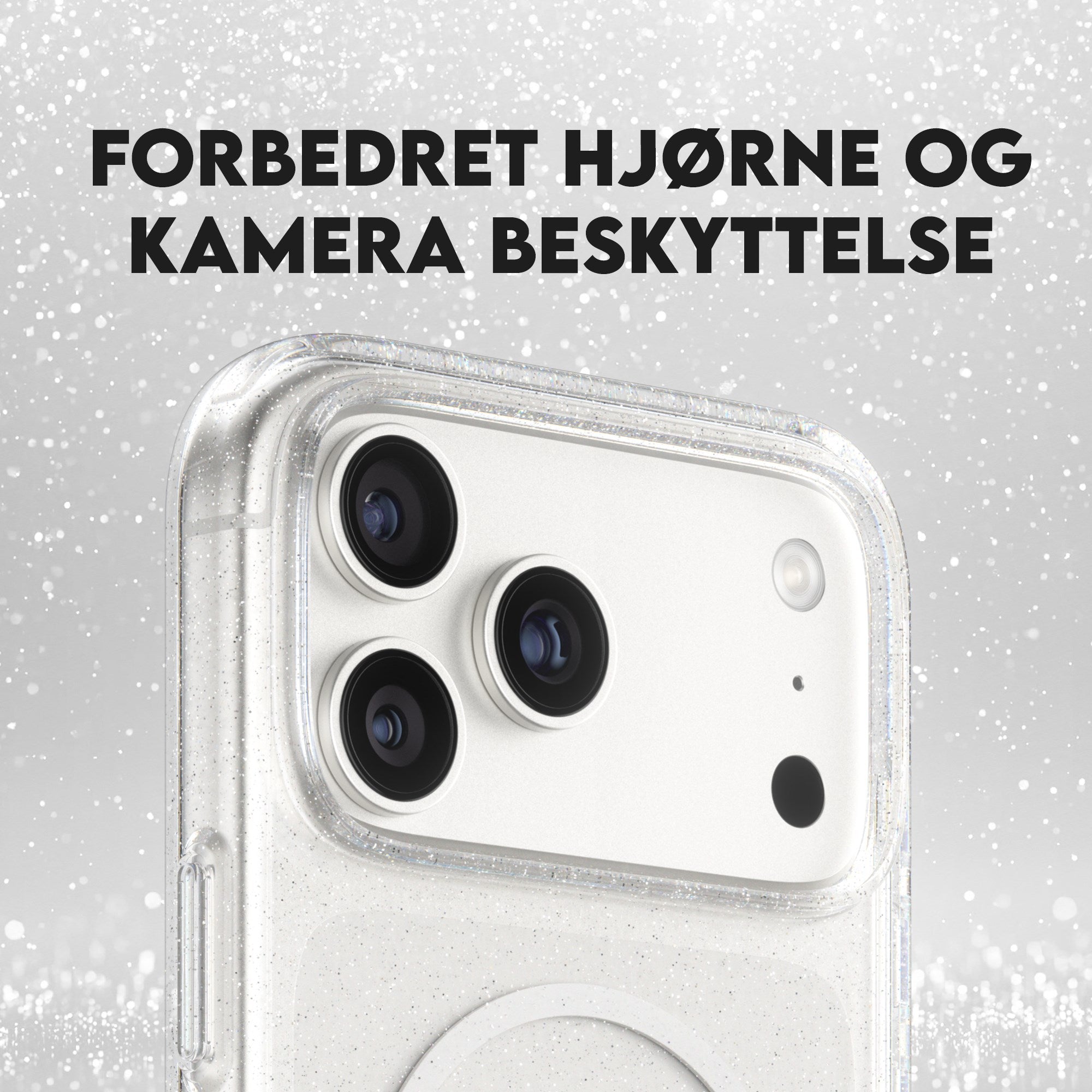 CARE™ by PanzerGlass® Star Lit Case m. Hvid MagSafe iPhone 17 Pro Max